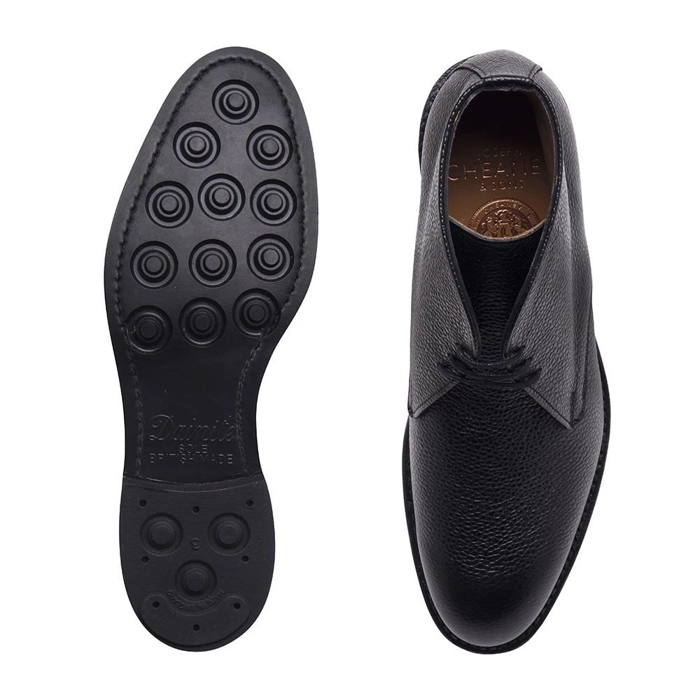 Cheaney Jessie R Chukka Boot In Black Grain Leather 3 Cheaney Jessie R Chukka Boot In Black Grain Leather - Image 3