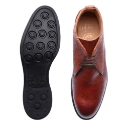 Cheaney Jessie R Chukka Boot In Mahogany Grain Leather -Zeg Shoes Shop cheaney jessie r chukka boot in mahogany grain leather p1620 10895 zoom