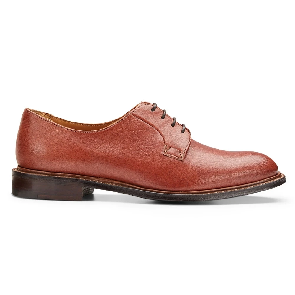 Cheaney Kinloch EF Derby In Tan Deerskin Leather 1 Cheaney Kinloch EF Derby In Tan Deerskin Leather