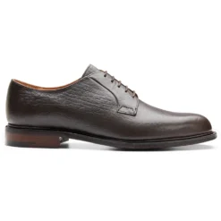 Cheaney Kintyre EF Derby In Dark Brown Deerskin
