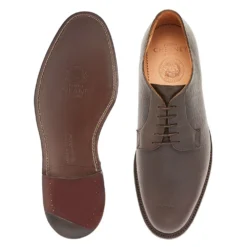 Cheaney Kintyre EF Derby In Dark Brown Deerskin -Zeg Shoes Shop cheaney kintyre ef derby in dark brown deerskin p1710 11941 zoom