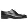 Cheaney Loddington Oxford Brogue In Black Calf Leather | Leather Sole