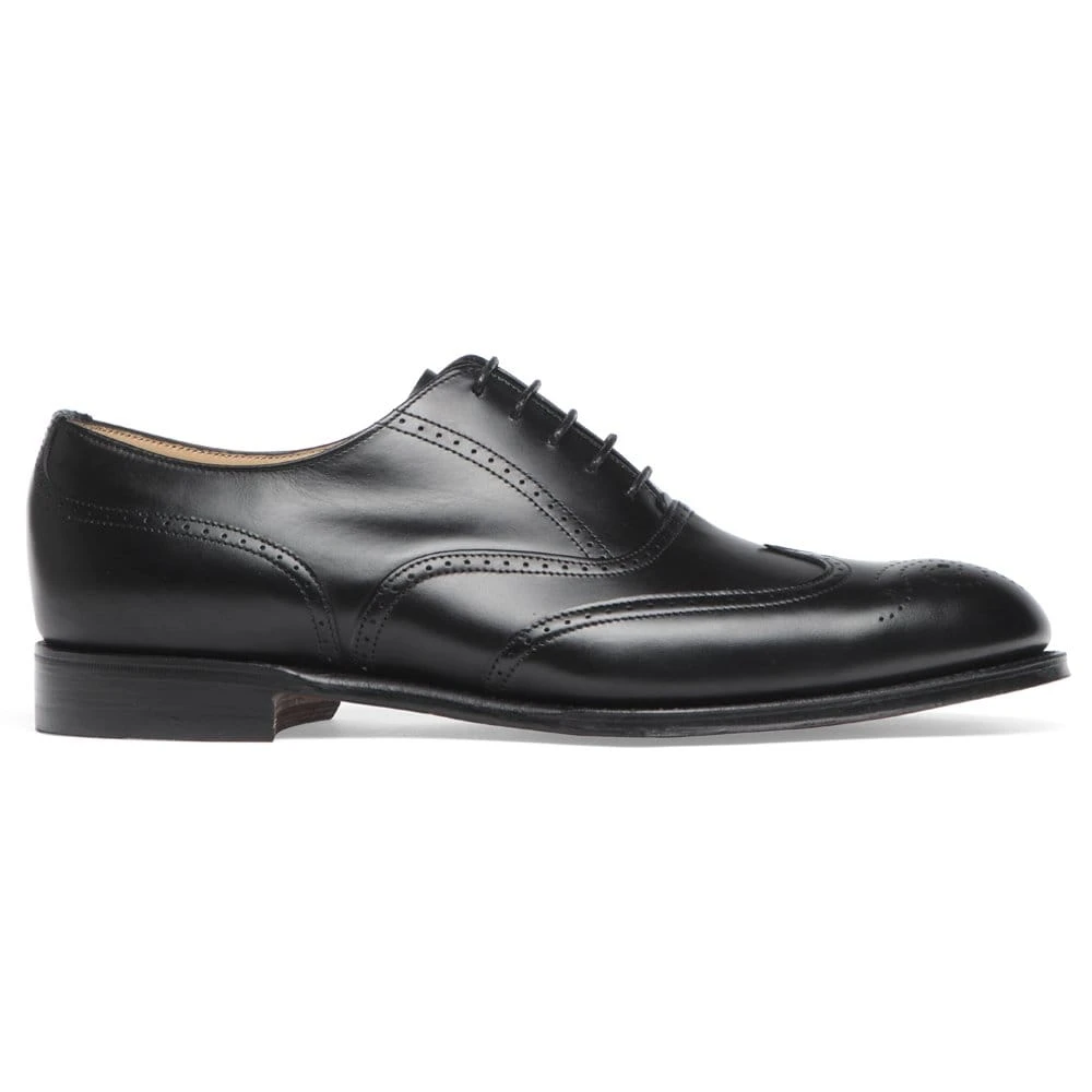 Cheaney Loddington Oxford Brogue In Black Calf Leather | Leather Sole 1 Cheaney Loddington Oxford Brogue In Black Calf Leather | Leather Sole