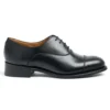 Cheaney Louise II D Capped Oxford In Black Calf Leather