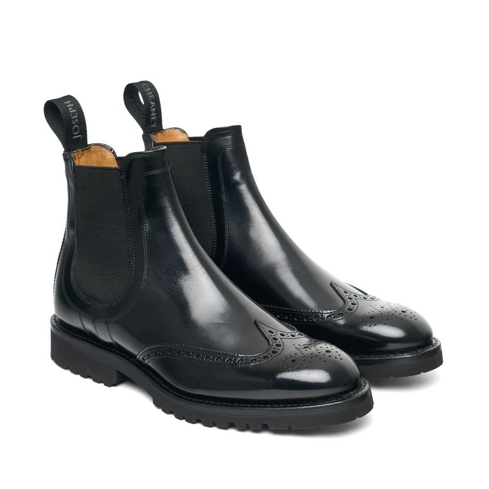 Cheaney Mia GV Chelsea Boot In Black Bookbinder Leather 2 Cheaney Mia GV Chelsea Boot In Black Bookbinder Leather - Image 2