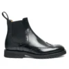 Cheaney Mia GV Chelsea Boot In Black Bookbinder Leather