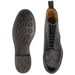 Cheaney Olivia R Derby Brogue Boot In Black Grain Leather 6 Cheaney Olivia R Derby Brogue Boot In Black Grain Leather -Zeg Shoes Shop cheaney olivia r derby brogue boot in black grain leather p529 3979 zoom