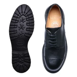 Cheaney Patterson GV Derby In Black Kudu Leather -Zeg Shoes Shop cheaney patterson gv derby in black kudu leather p1621 10911 zoom