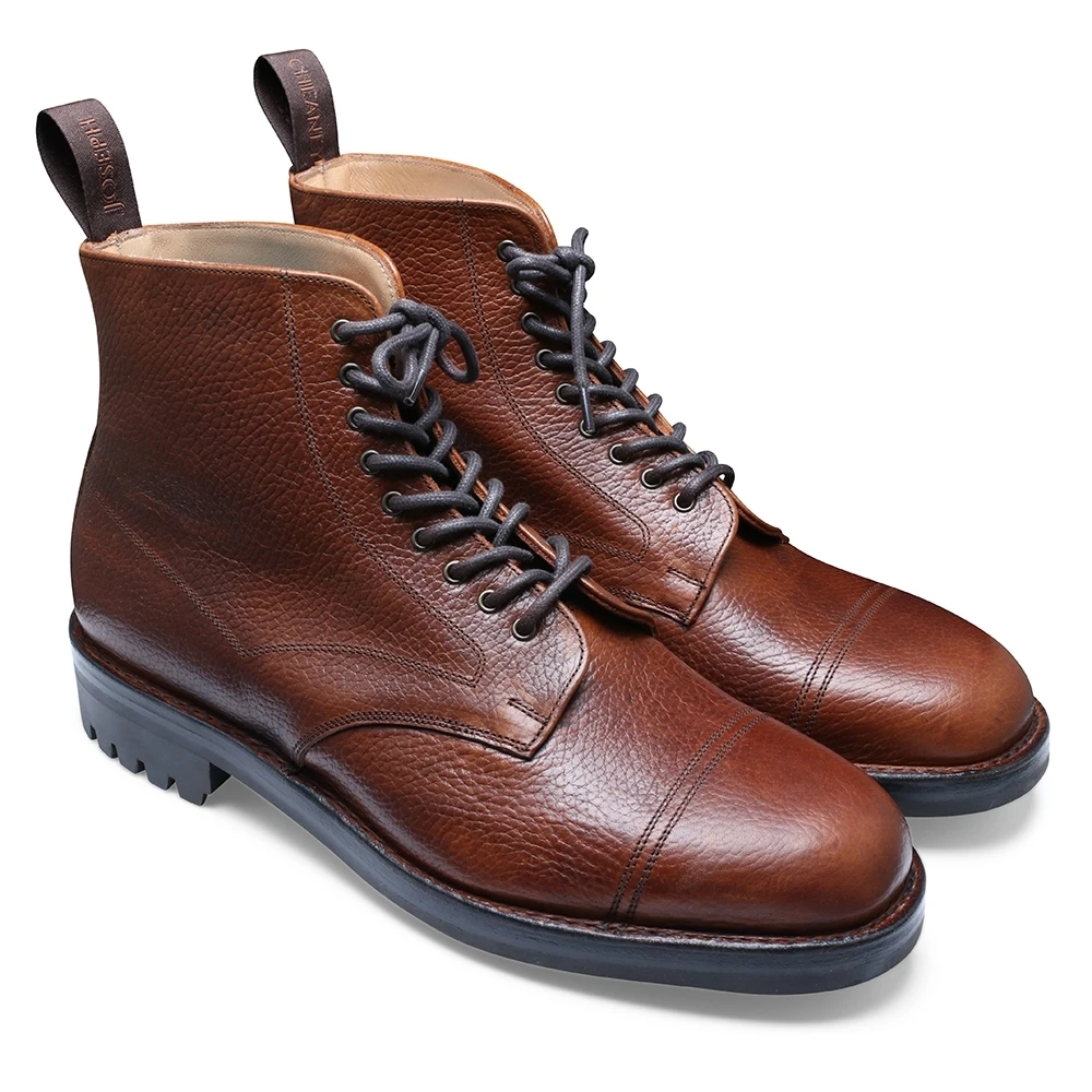 Cheaney Pennine II C Veldtschoen Derby Boot In Mahogany Pull Up Grain Leather 2 Cheaney Pennine II C Veldtschoen Derby Boot In Mahogany Pull Up Grain Leather - Image 2