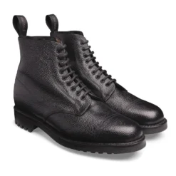 Cheaney Pennine III C Shearling Lined Veldtschoen Derby Boot In Black Grain Leather -Zeg Shoes Shop cheaney pennine iii c shearling lined veldtschoen derby boot in black grain leather p1244 8734 zoom