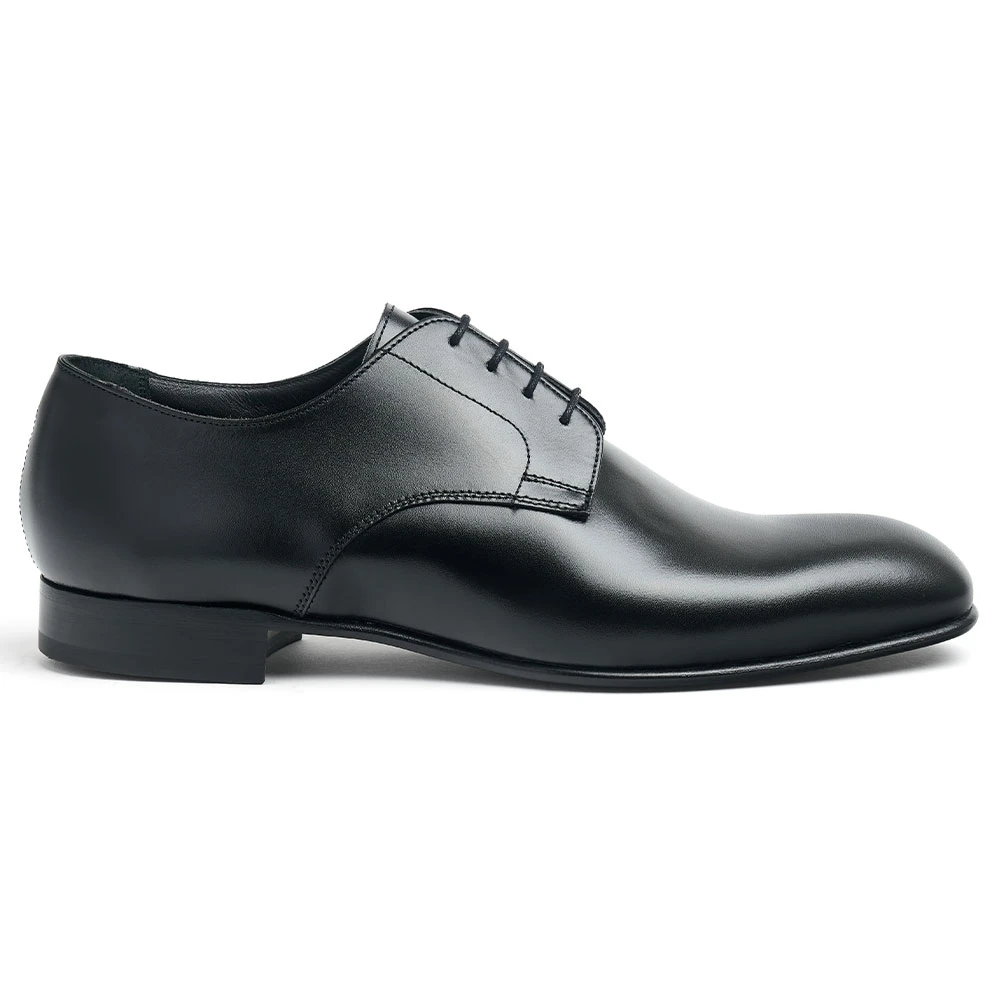 Cheaney Ryder Derby In Black Calf Leather 1 Cheaney Ryder Derby In Black Calf Leather