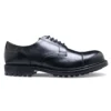 Cheaney Spitfire II C Military Style Derby In Jet Black Kudu Leather