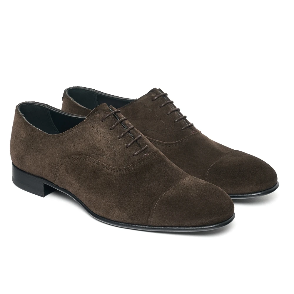 Cheaney Stratton Capped Oxford In Pony Suede 2 Cheaney Stratton Capped Oxford In Pony Suede - Image 2