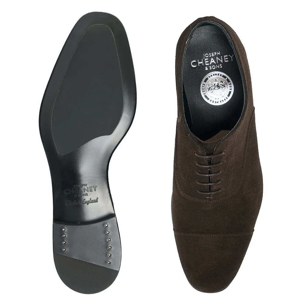 Cheaney Stratton Capped Oxford In Pony Suede 3 Cheaney Stratton Capped Oxford In Pony Suede - Image 3