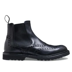 Cheaney Tamar GV Chelsea Boot In Black Eco Oiled Leather