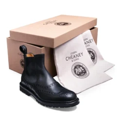 Cheaney Tamar GV Chelsea Boot In Black Eco Oiled Leather -Zeg Shoes Shop cheaney tamar gv chelsea boot in black eco oiled leather p1630 10791 zoom