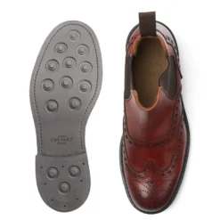 Cheaney Tamar R Chelsea Boot In Dark Leaf Calf Leather -Zeg Shoes Shop cheaney tamar r chelsea boot in dark leaf calf leather p885 11390 zoom