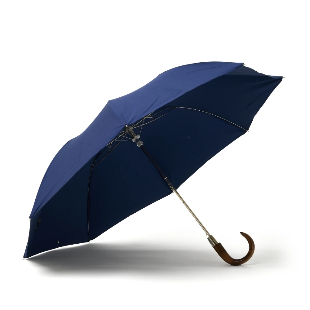 Cheaney Telescopic Umbrella In Navy 2 Cheaney Telescopic Umbrella In Navy - Image 2