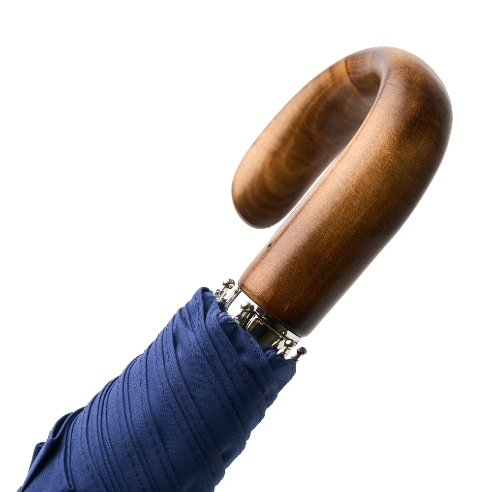 Cheaney Telescopic Umbrella In Navy 4 Cheaney Telescopic Umbrella In Navy - Image 4