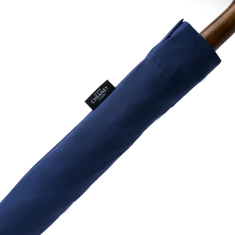 Cheaney Telescopic Umbrella In Navy 6 Cheaney Telescopic Umbrella In Navy - Image 6