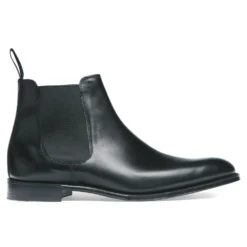 Zeg Shoes Shop 23 Cheaney Threadneedle Chelsea Boot In Black Calf Leather