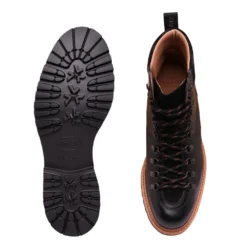 Cheaney Torridon GV Hiker Boot In Black Calf Leather/Printed Suede -Zeg Shoes Shop cheaney torridon gv hiker boot in black calf leather printed suede p1477 9989 zoom