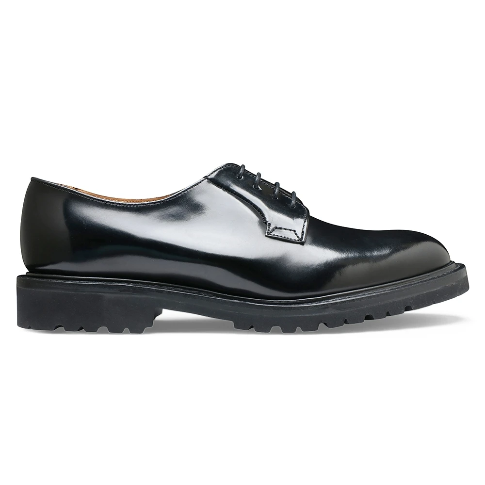 Cheaney Tove GV Derby In Black Bookbinder Leather 1 Cheaney Tove GV Derby In Black Bookbinder Leather