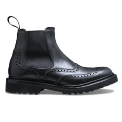 Cheaney Victoria GV Chelsea Boot In Black Eco Oiled Leather