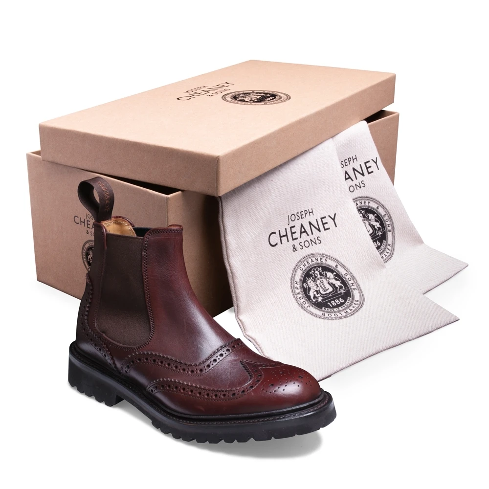 Cheaney Victoria GV Chelsea Boot In Polo Brown Eco Oiled Leather 4 Cheaney Victoria GV Chelsea Boot In Polo Brown Eco Oiled Leather - Image 4