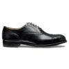 Cheaney Wilfred Oxford Semi Brogue In Black Calf Leather