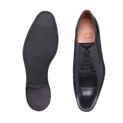 Cheaney Winchester D Capped Oxford In Black Calf Leather -Zeg Shoes Shop cheaney winchester d capped oxford in black calf leather p1392 9582 zoom