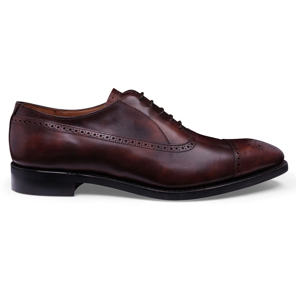 Cheaney Winchester D Capped Oxford In Brown Museum Calf Leather 1 Cheaney Winchester D Capped Oxford In Brown Museum Calf Leather
