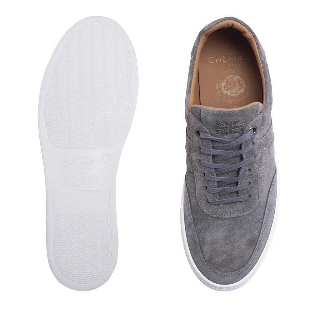 Cheaney X Goral Steel II Trainer In Anthracite Suede 4 Cheaney X Goral Steel II Trainer In Anthracite Suede - Image 4