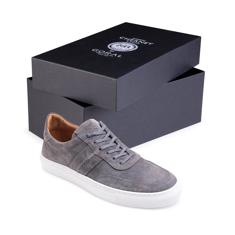 Cheaney X Goral Steel II Trainer In Anthracite Suede 5 Cheaney X Goral Steel II Trainer In Anthracite Suede - Image 5