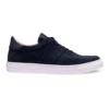 Cheaney X Goral Steel Trainer In Navy Suede/Navy Leather