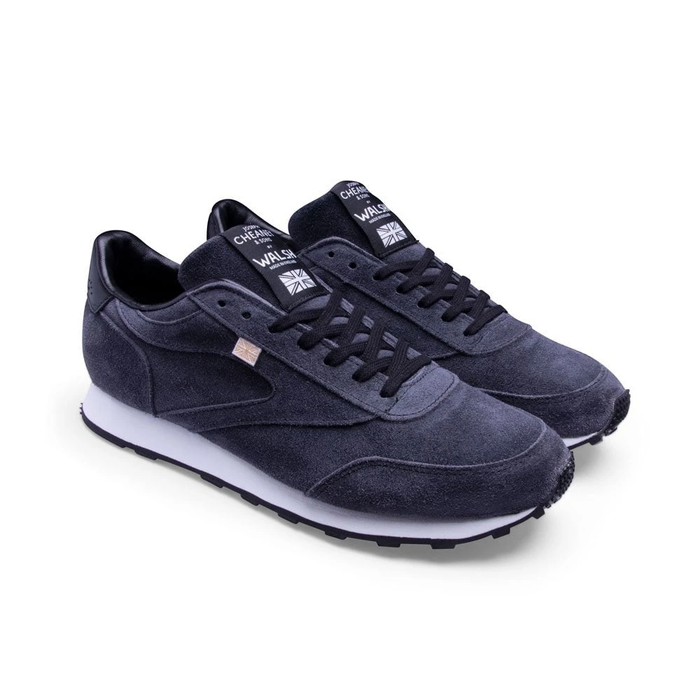 Cheaney X Walsh Bannister Trainer In Blue Palio Suede 2 Cheaney X Walsh Bannister Trainer In Blue Palio Suede - Image 2