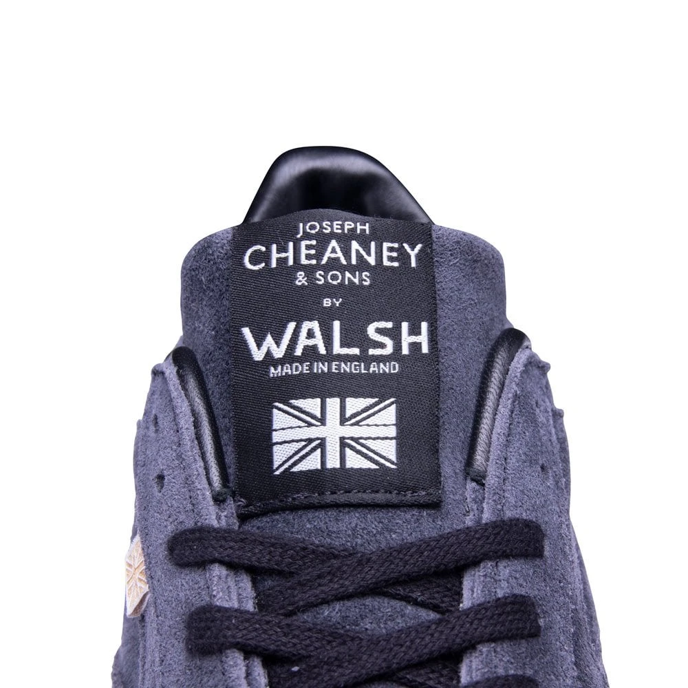Cheaney X Walsh Bannister Trainer In Blue Palio Suede 4 Cheaney X Walsh Bannister Trainer In Blue Palio Suede - Image 4
