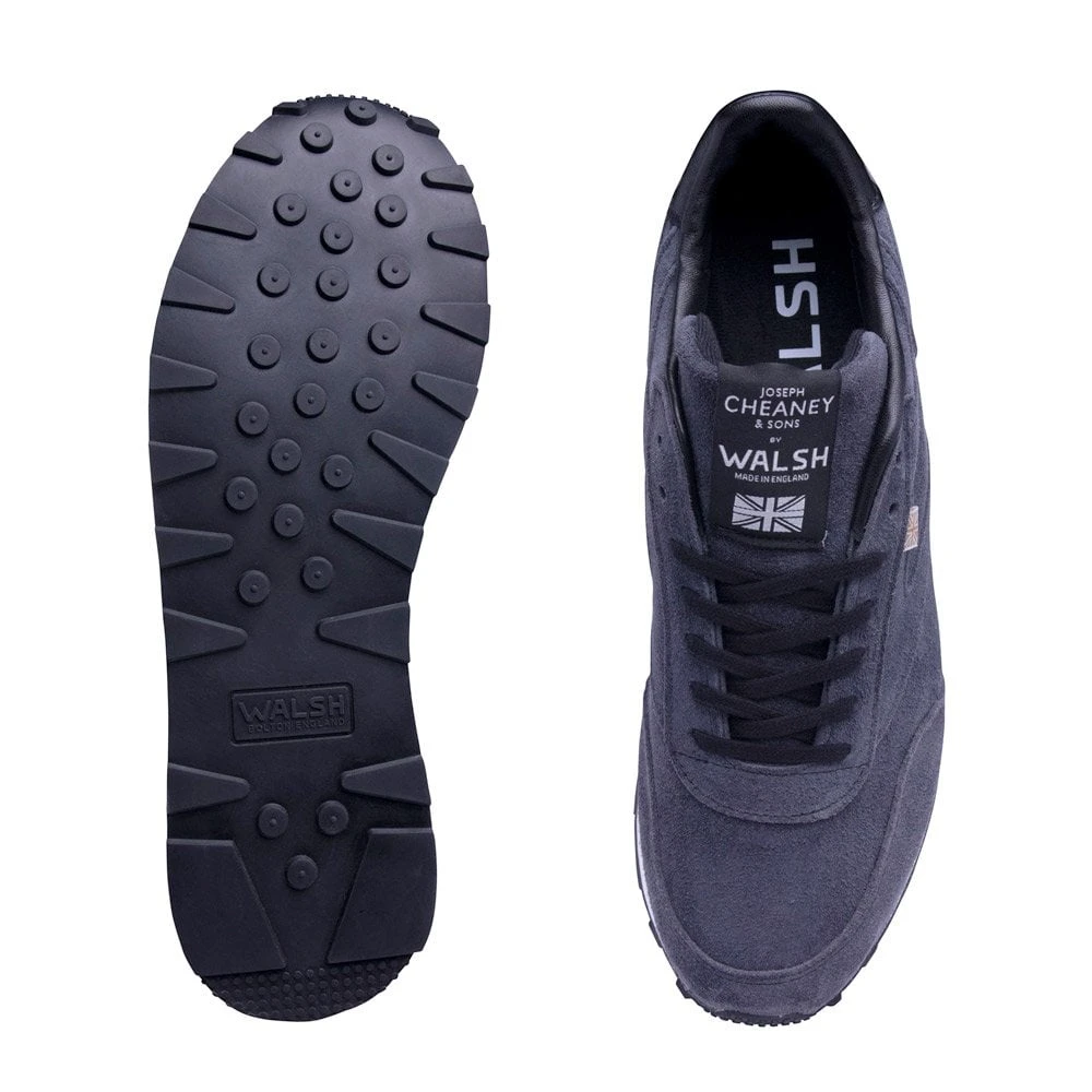 Cheaney X Walsh Bannister Trainer In Blue Palio Suede 5 Cheaney X Walsh Bannister Trainer In Blue Palio Suede - Image 5