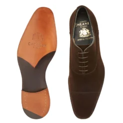 Cheaney York Capped Oxford In Brown Suede -Zeg Shoes Shop cheaney york capped oxford in brown suede p1696 11536 zoom
