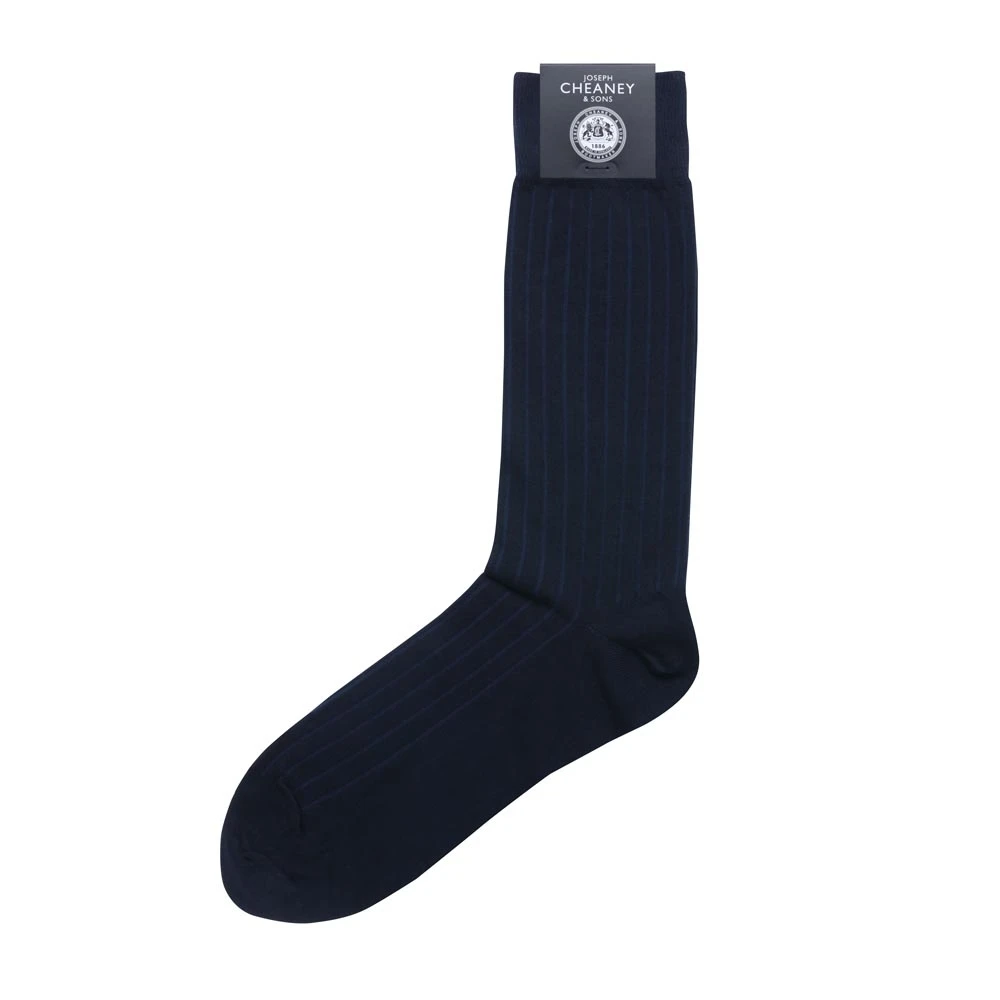 Corgi Brecon Navy Mens Cotton Socks 1 Corgi Brecon Navy Mens Cotton Socks