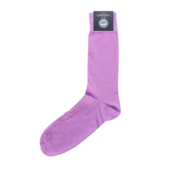 Corgi Brecon Purple Mens Cotton Socks