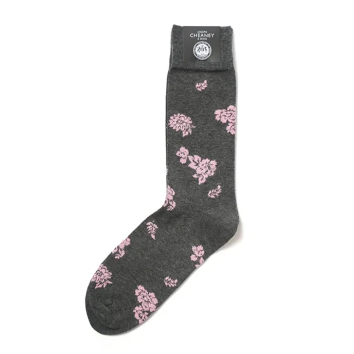 Corgi Floral Pattern Grey/Pink Mens Cotton Socks 3 Corgi Floral Pattern Grey/Pink Mens Cotton Socks -Zeg Shoes Shop corgi floral pattern grey pink mens cotton socks p1667 11168 zoom