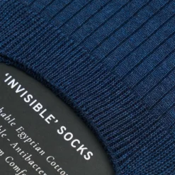 Corgi Ribbed Egyptian Cotton Navy Invisible Socks -Zeg Shoes Shop corgi ribbed egyptian cotton navy invisible socks p1750 12278 zoom