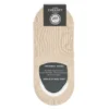 Corgi Ribbed Egyptian Cotton Neutral/Beige Invisible Socks