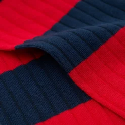 Corgi Rugby Stripe Navy/Red Mens Cotton Socks -Zeg Shoes Shop corgi rugby stripe navy red mens cotton socks p1668 11174 zoom
