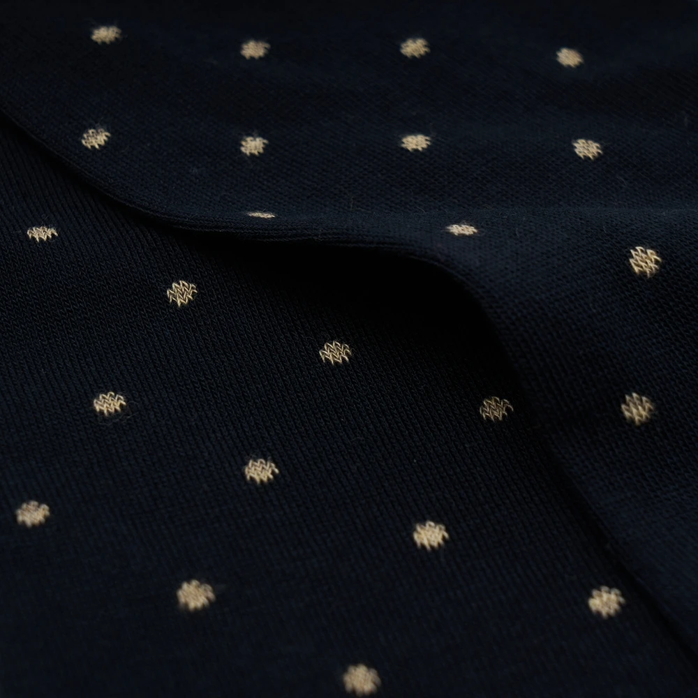Corgi Spot Pattern Navy Mens Cotton Socks 3 Corgi Spot Pattern Navy Mens Cotton Socks - Image 3