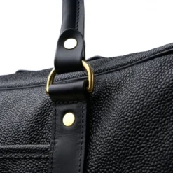 Croots X Cheaney Holdall In Black Grain Leather 15 Croots X Cheaney Holdall In Black Grain Leather -Zeg Shoes Shop croots x cheaney holdall in black grain leather p1648 10997 zoom