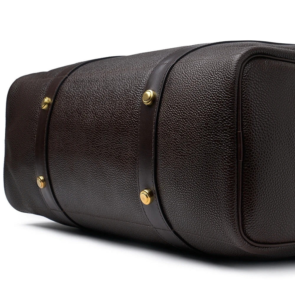 Croots X Cheaney Holdall In Walnut Grain Leather 6 Croots X Cheaney Holdall In Walnut Grain Leather - Image 6