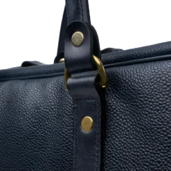 Croots X Cheaney Laptop Bag In Navy Grain Leather -Zeg Shoes Shop croots x cheaney laptop bag in navy grain leather p1641 11027 zoom