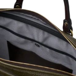 Croots X Cheaney Laptop Bag In Olive Grain Leather 9 Croots X Cheaney Laptop Bag In Olive Grain Leather -Zeg Shoes Shop croots x cheaney laptop bag in olive grain leather p1640 11031 zoom